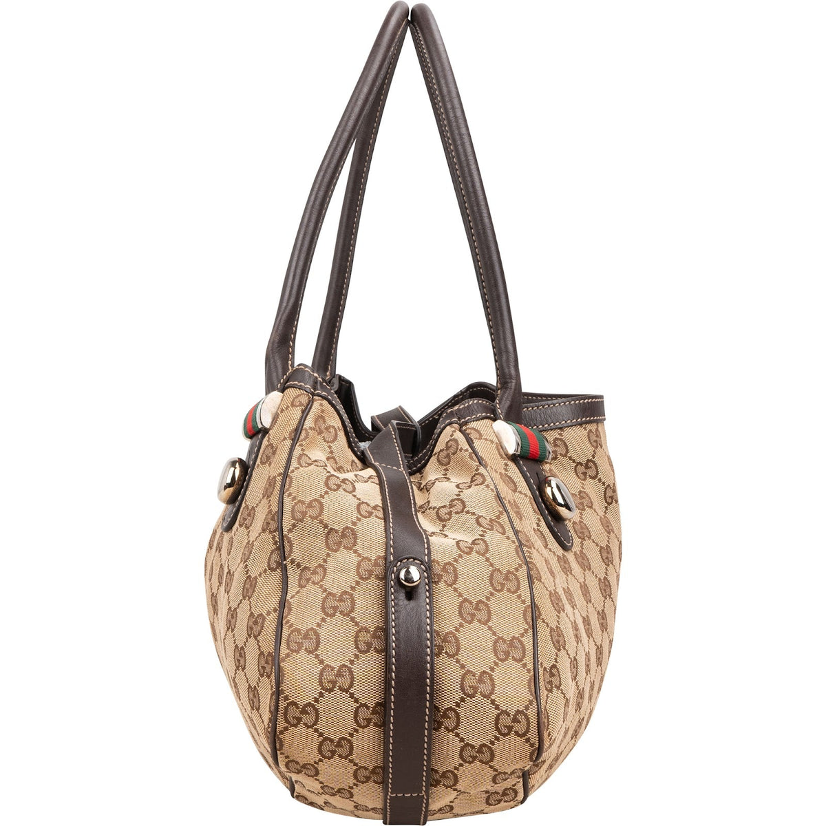 Gucci Monogram GG Canvas Abbey D-Ring Tote Shoulder Bag