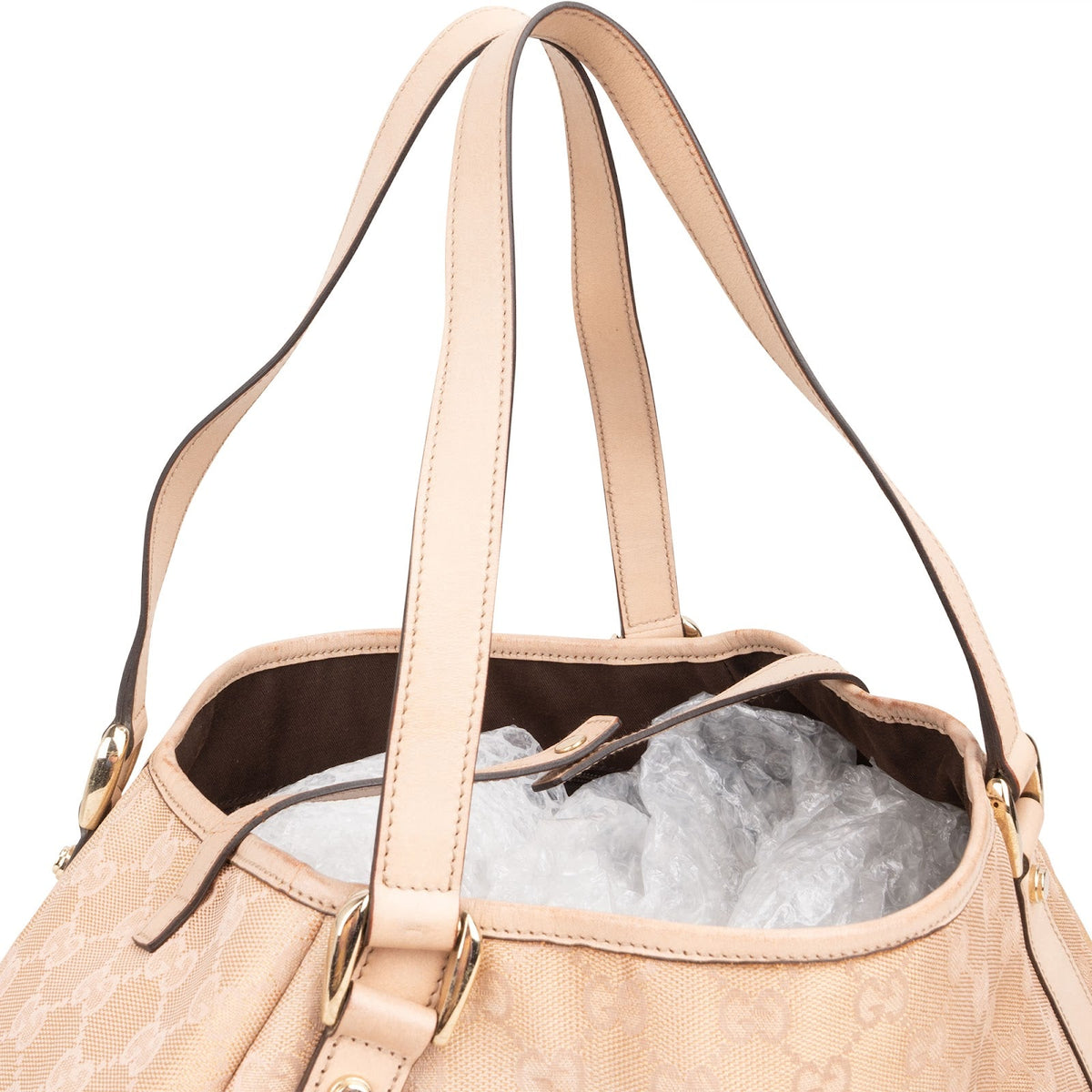 Gucci Monogram GG Glittered Canvas Abbey Shoulder Bag