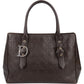 Christian Dior Quilted Cannage Leather D Buckle Shopping Tote Handbag