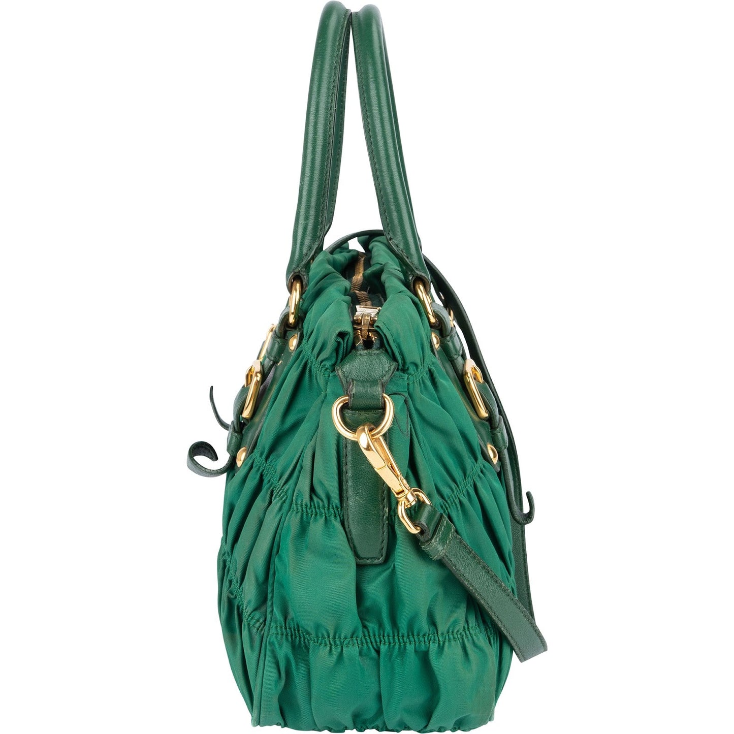 Prada Quilted Nylon City Handbag