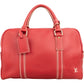 Louis Vuitton Red Tobago Leather Carryall M95140 Weekender Travel Bag