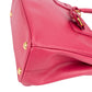 Prada Pink Saffiano Leather Small Galleria Handbag