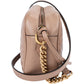Gucci Chevron Leather GG Marmont Medium Crossbody Bag