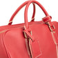 Louis Vuitton Red Tobago Leather Carryall M95140 Weekender Travel Bag