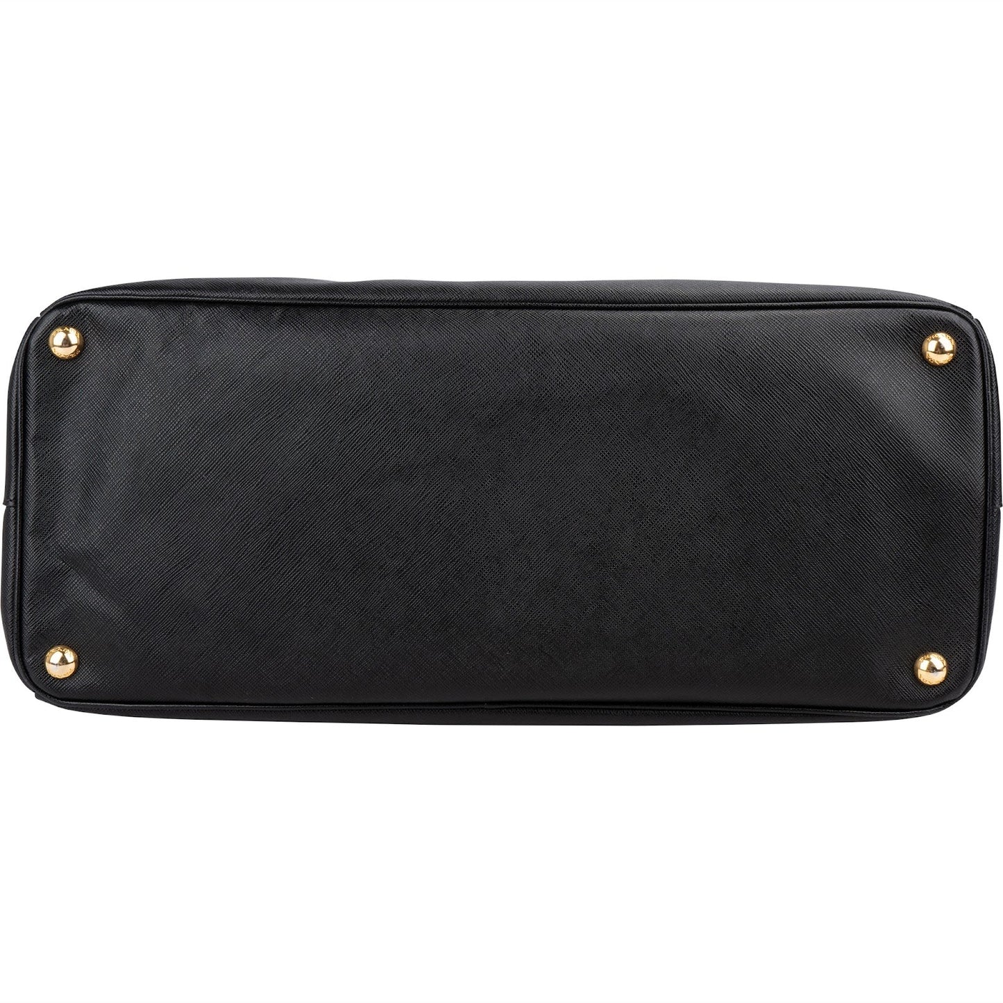 Prada Black Saffiano Leather Galleria Handbag