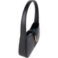 Saint Laurent Black Leather 5 à 7 Mini Hobo Handbag