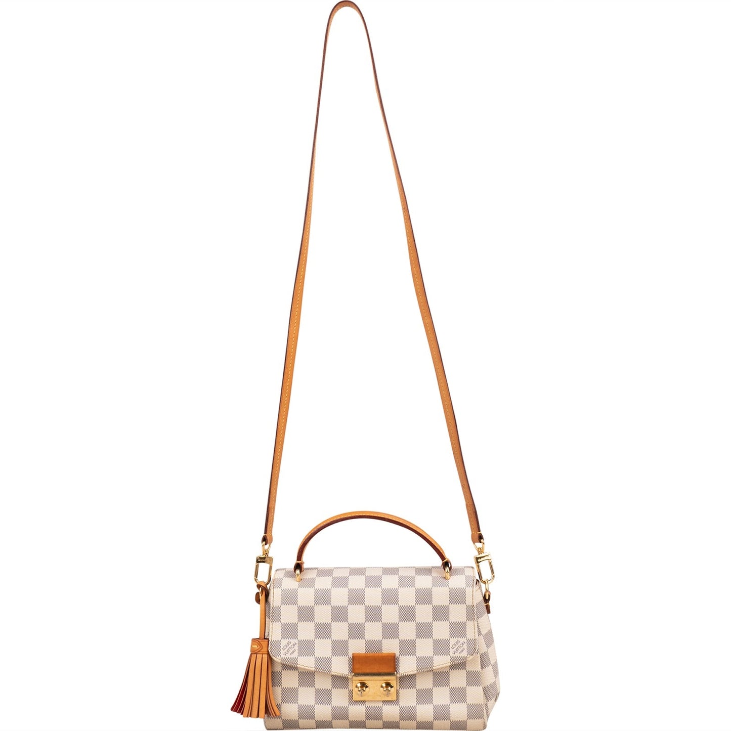 Louis Vuitton Monogram Damier Azur Canvas Croisette Crossbody Handbag