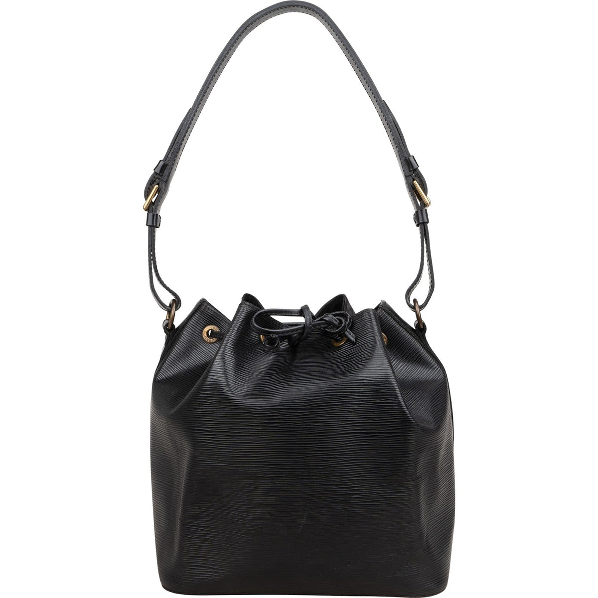 Louis Vuitton Noir Epi Leather Sac Noé Petit Shoulder Bag