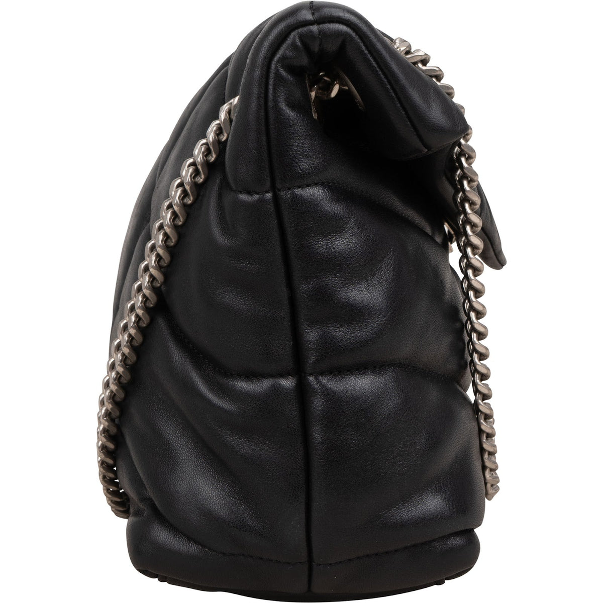 Saint Laurent Loulou Puffer aus gestepptem Leder – Ansicht 3