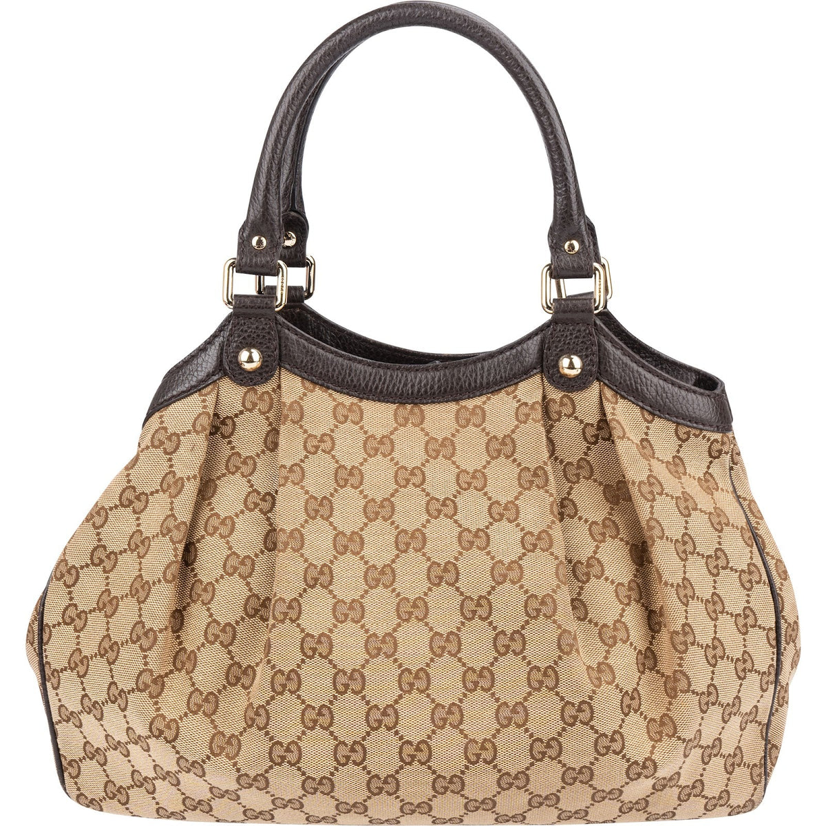 Gucci Monogram GG Canvas Sukey Hobo Handbag