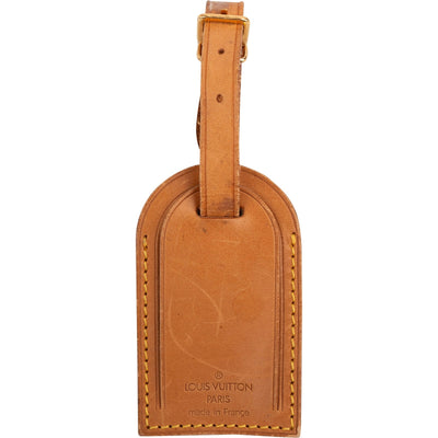Louis Vuitton Vachetta Leather Luggage Tag