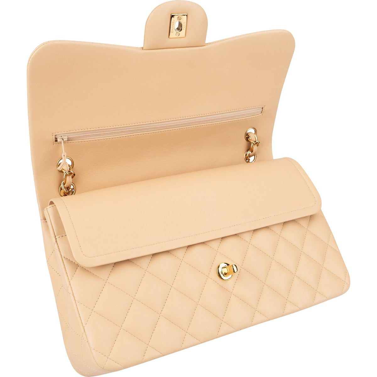 Chanel Lammleder Jumbo Double Flap Umhängetasche, Bild 12 von 15