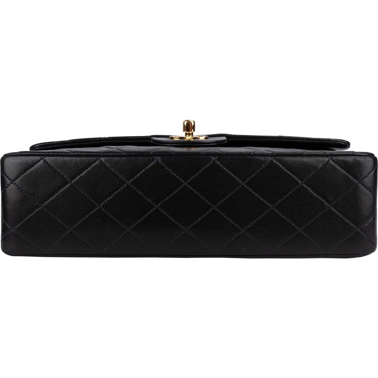 Chanel Quilted Lambskin 24K Medium Double Flap Shoulder Bag