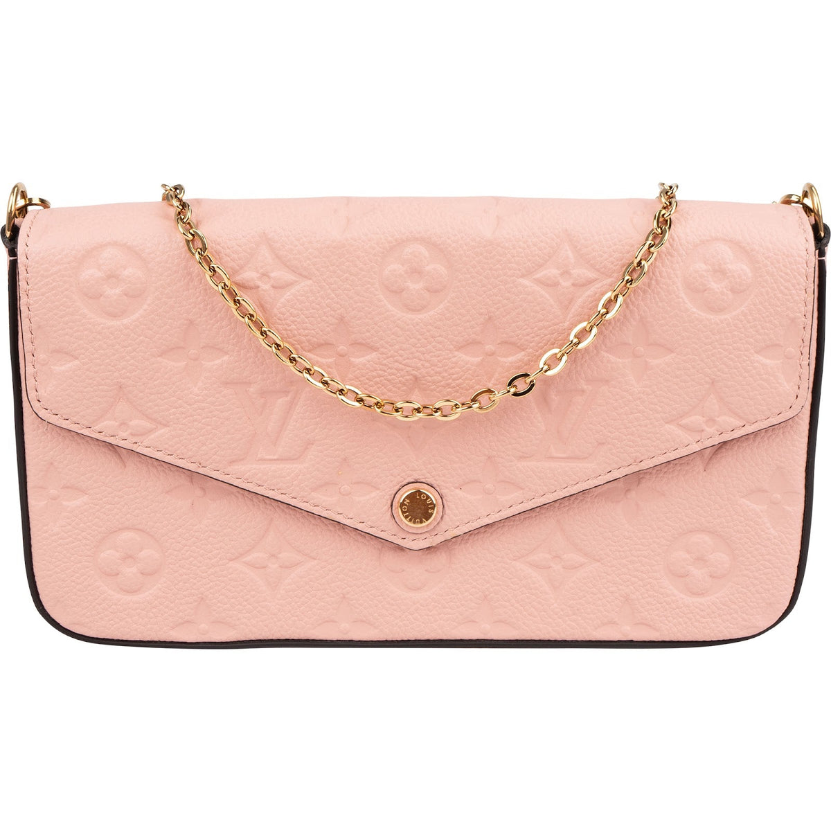 Louis Vuitton Leather Monogram Empreinte Félicie Pochette Crossbody Bag