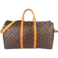 Louis Vuitton Monogram Canvas Keepall 50 Bandoulière Travel Bag