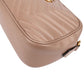 Gucci Chevron Leather GG Marmont Medium Crossbody Bag