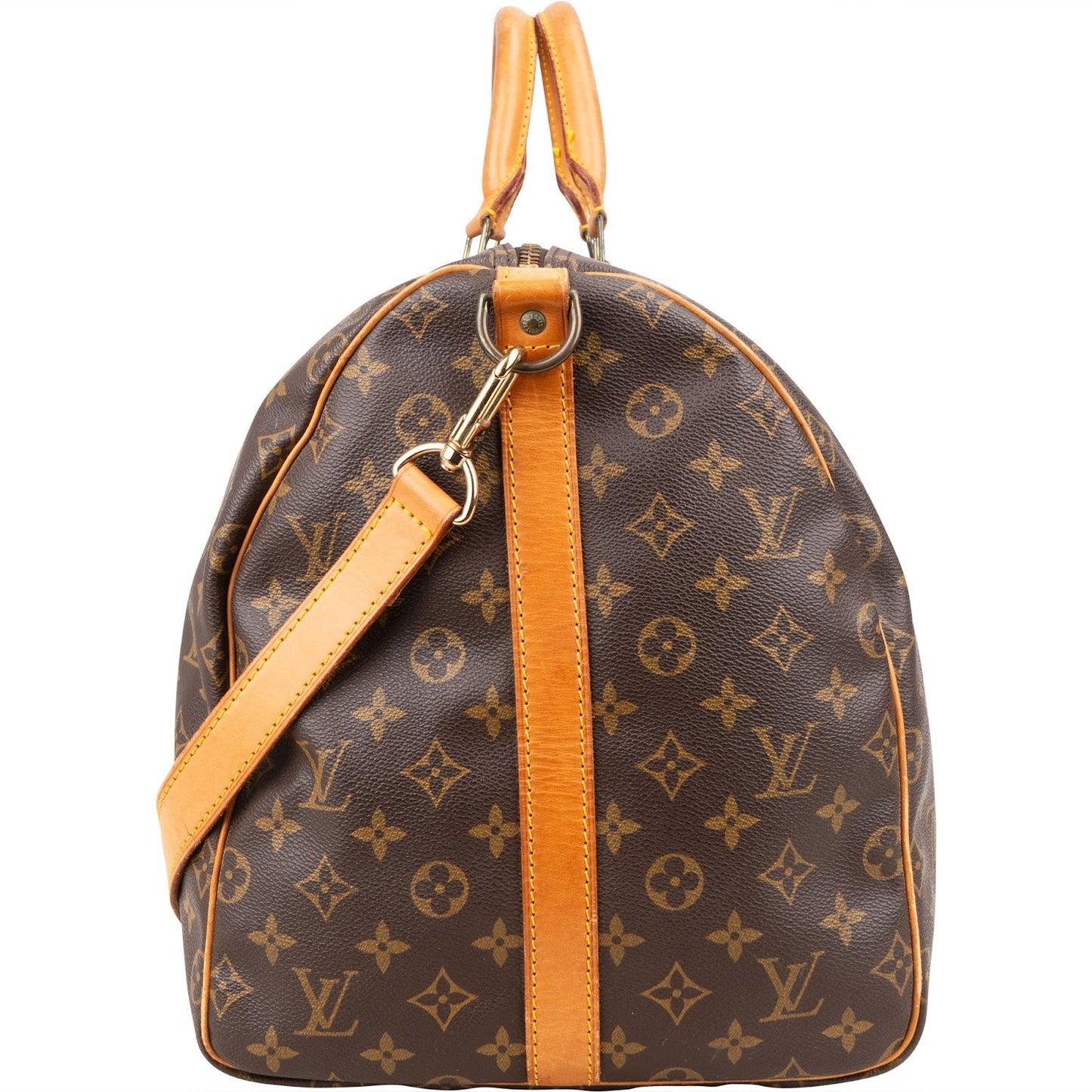 Louis Vuitton Monogram Canvas Keepall 55 Bandoulière Travel Bag