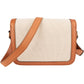 Celine Canvas & Calfskin Teen Triomphe Crossbody Bag
