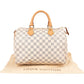Louis Vuitton Monogram Damier Azur Speedy 30 Handbag