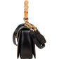 Gucci Bamboo 1947 Top Handle aus schwarzem Leder – Ansicht 6