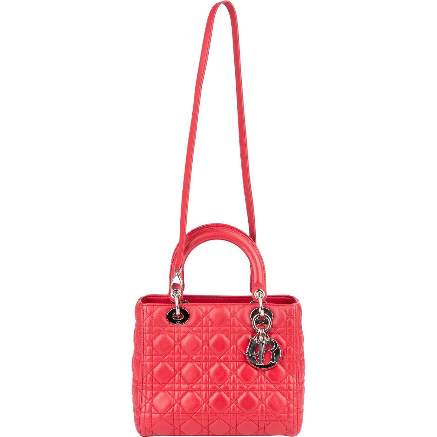 Christian Dior Quilted Leather Lady Dior Handbag