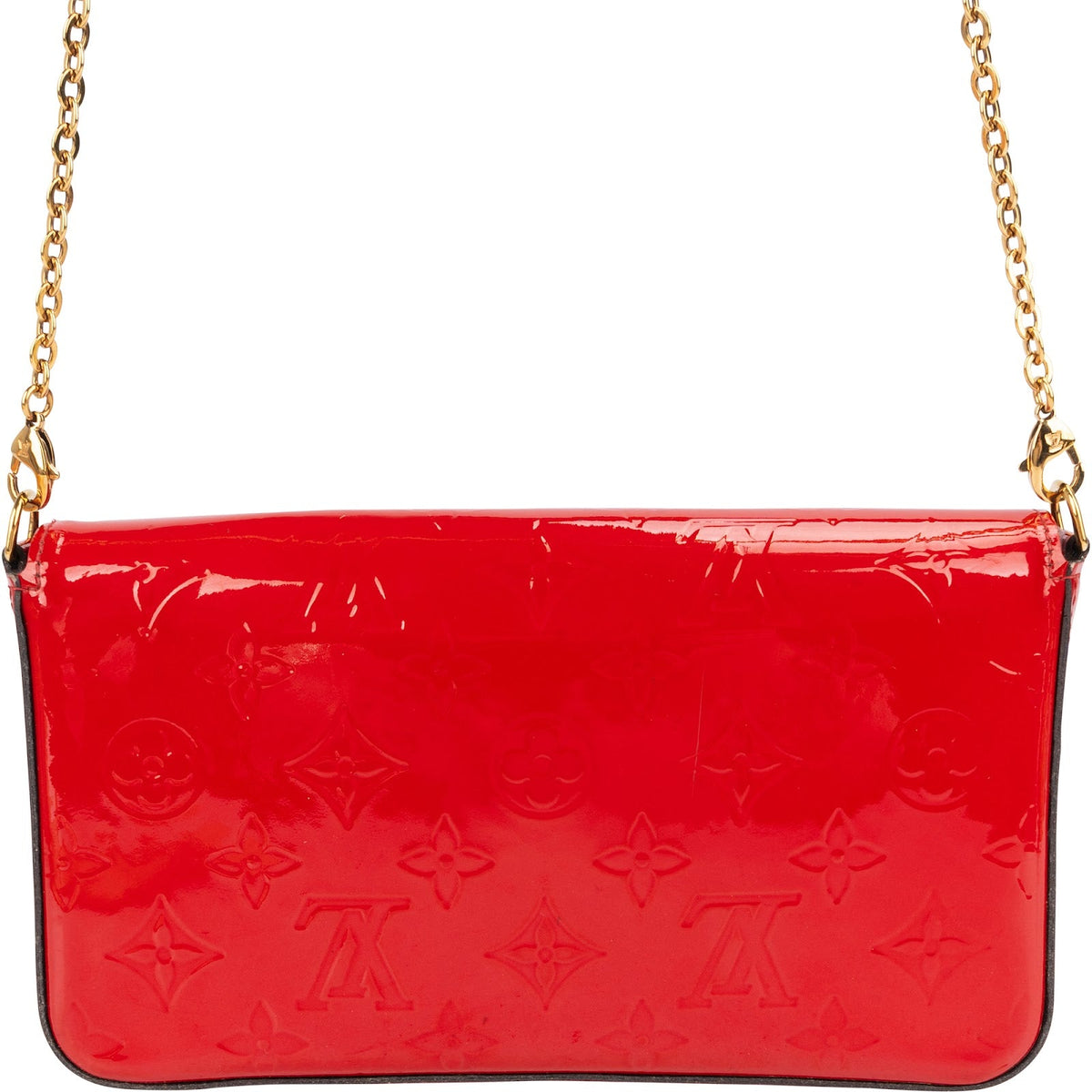 Louis Vuitton Vernis Leather Monogram Felicie Crossbody Bag