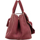 Prada Bordeaux Canvas Canapa Tote Handbag