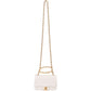 Chanel White Quilted Lambskin Mini Rectangular Flap Top Handle Crossbody Bag