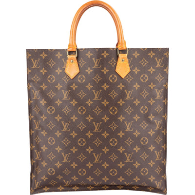 Louis Vuitton Monogram Canvas Sac Plat Handbag
