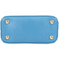 Prada Blue Saffiano Leather Pradasphere Galleria Micro Handbag