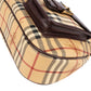 Burberry Haymarket Check Double Pocket Hobo Shoulder Bag
