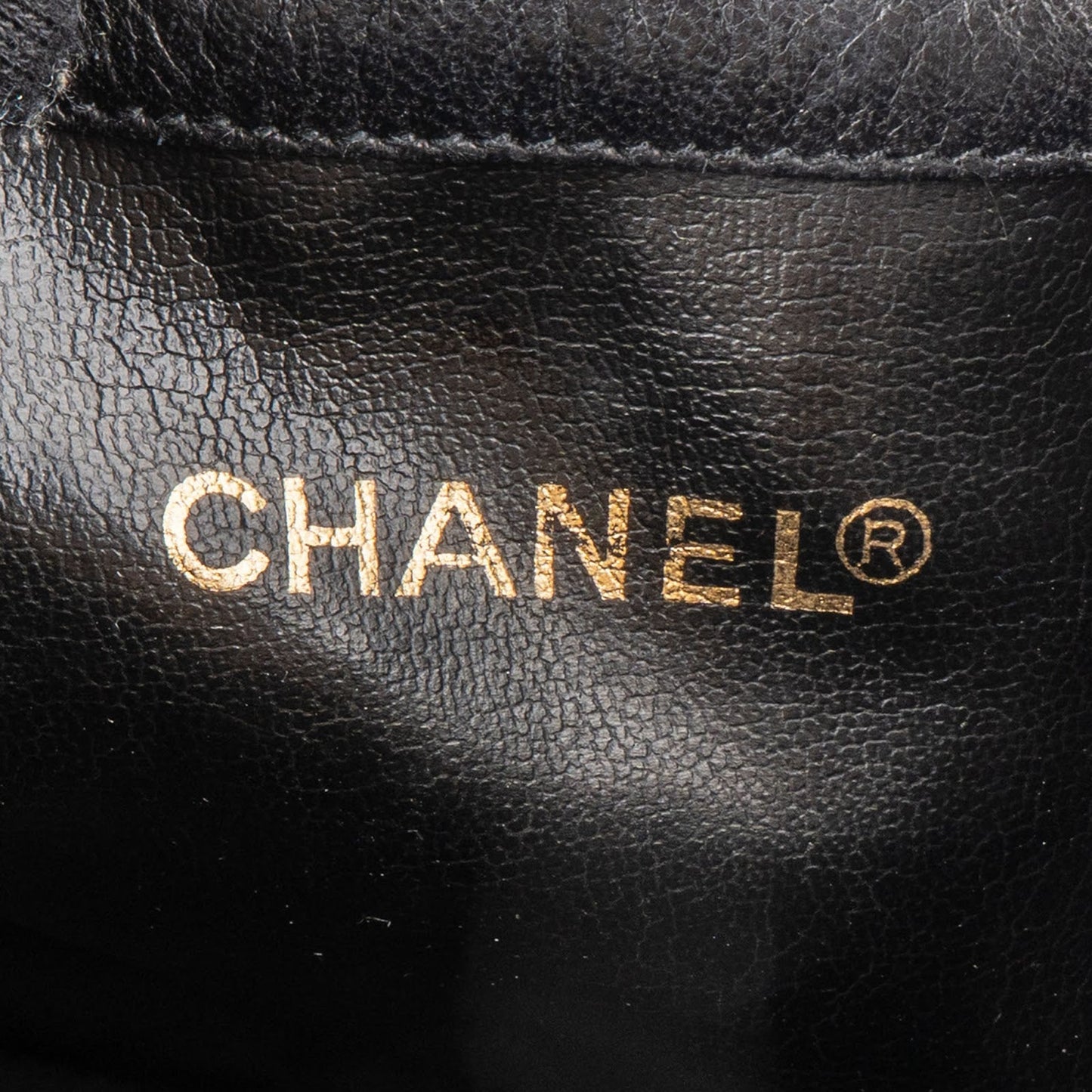 Chanel Lambskin Drawstring CC Bucket Crossbody Bag
