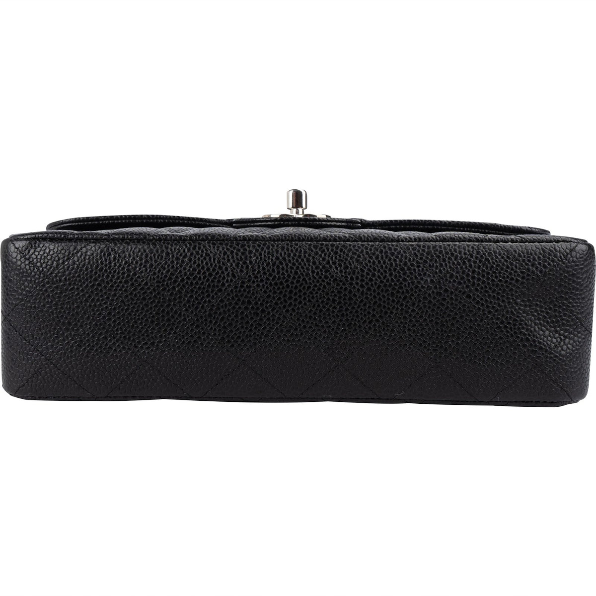 Chanel Quilted Caviar Leather Small Double Flap Shoulder Bag