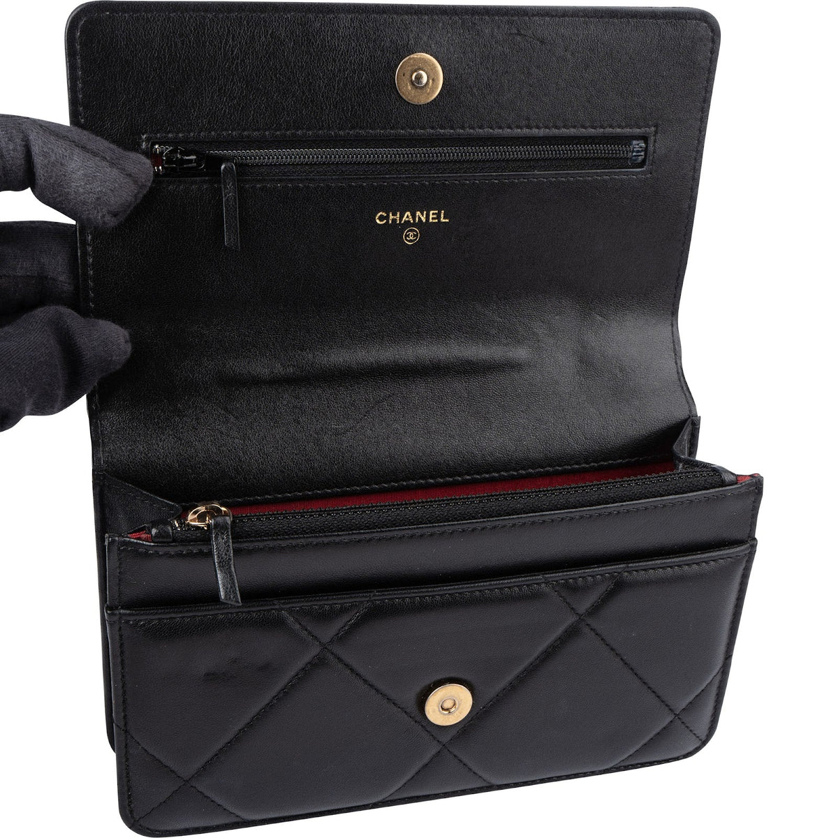 Chanel 19 Quilted Lambskin Wallet On Chain Crossbody bag