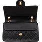 Chanel Quilted Lambskin Small 24K Gold Double Flap Shoulder Bag