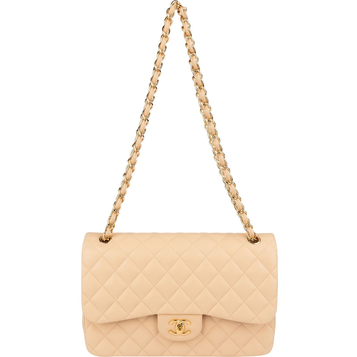 Chanel Lammleder Jumbo Double Flap Umhängetasche, Bild 10 von 15