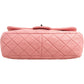 Chanel Quilted Soft Lambskin Palladium Jumbo Single Flap Crossbody Bag