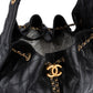 Chanel 25 Quilted Caviar Leather CC Drawstring Shoulder Bag Medium