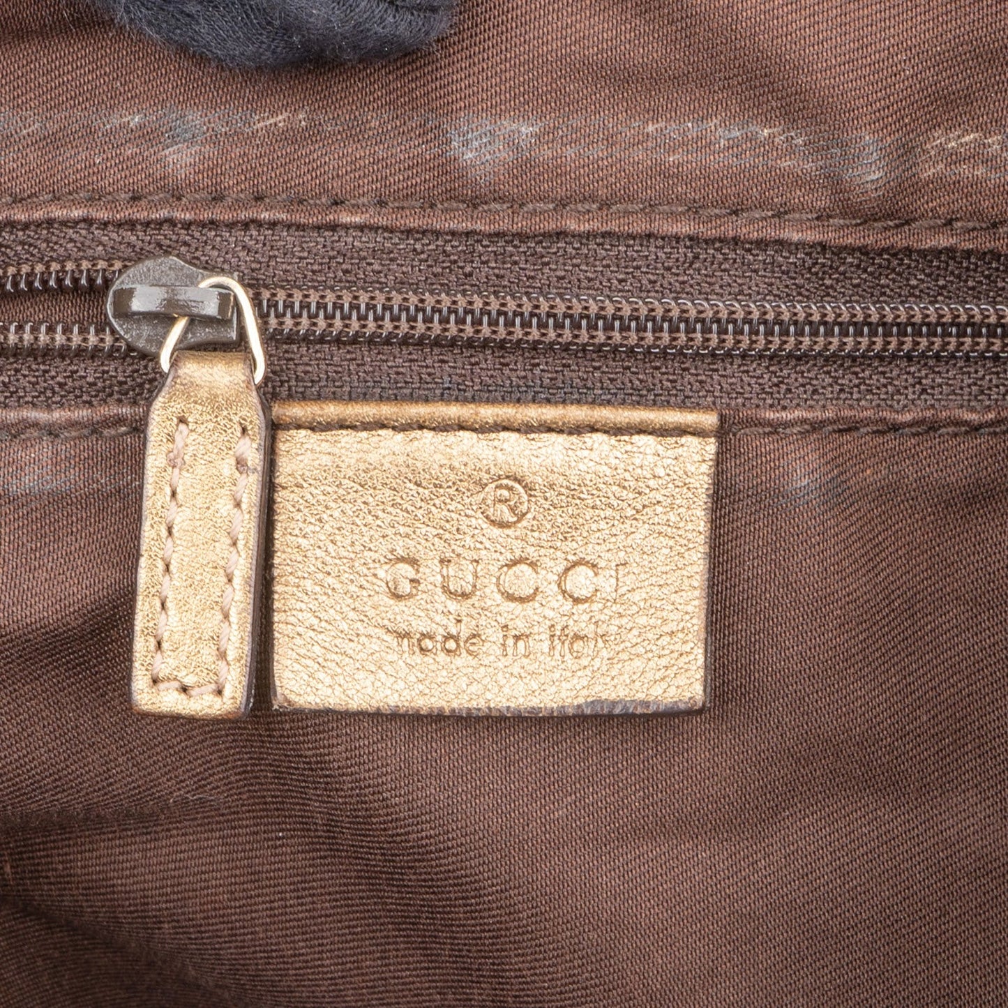 Gucci Monogram GG Metallic Abbey Hobo Shoulder Bag