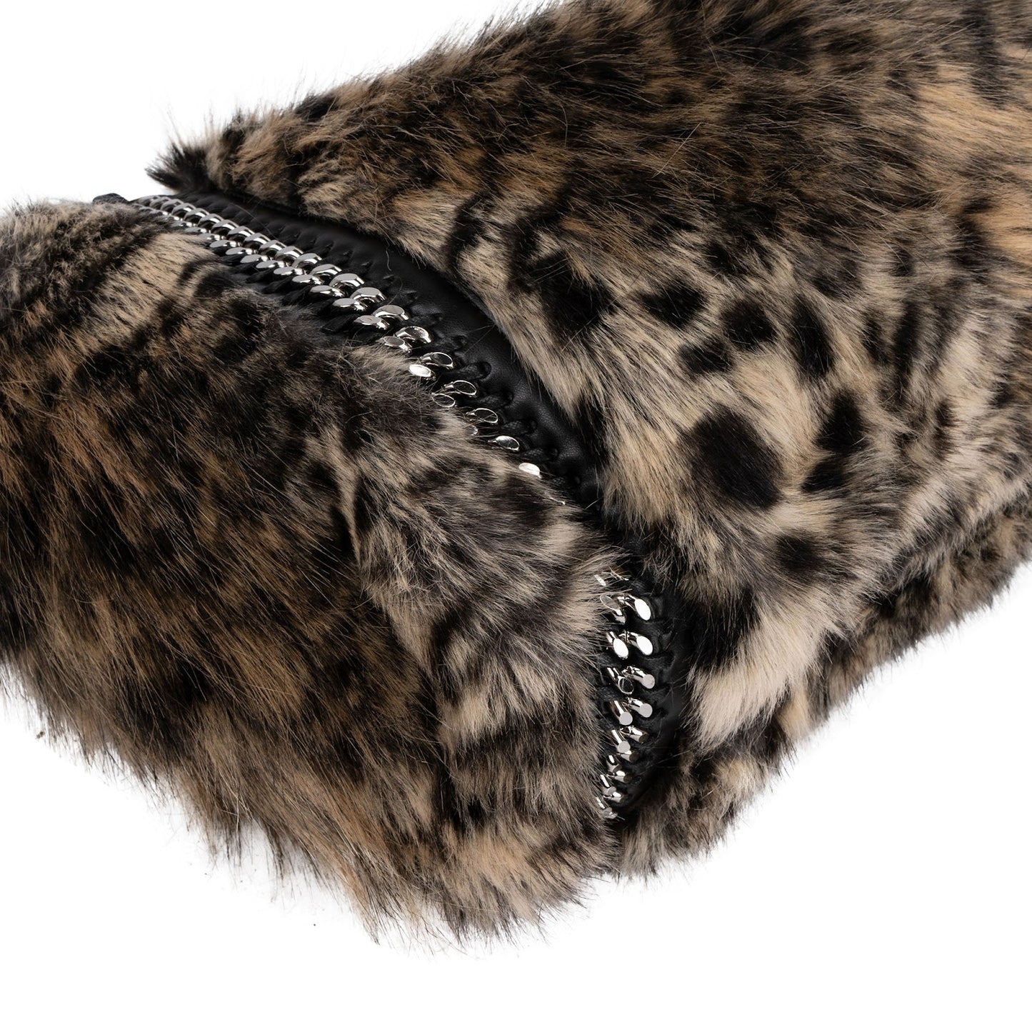 Stella McCartney Faux Fur Falabella 2 Way Shopper Tote Shoulder Bag