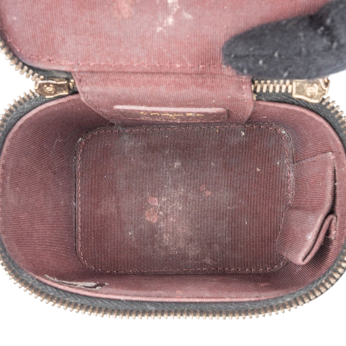 Chanel Quilted Lambskin Mini Vanity Chain Crossbody Bag