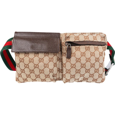 Gucci Monogram GG Canvas Belt Crossbody Bag