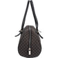 Celine Black Macadam Nylon Boston Shoulder Bag