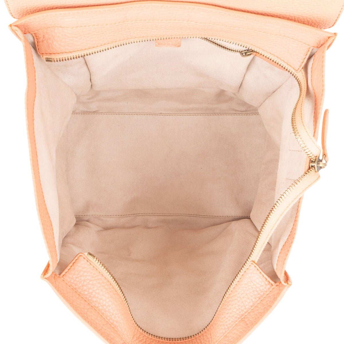 Céline Drummed Calfskin Mini Luggage Tote Handbag