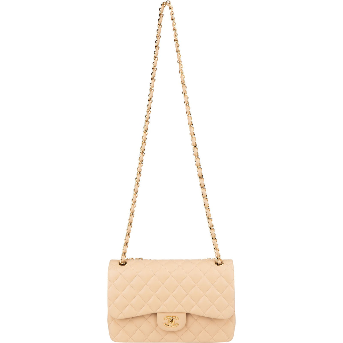 Chanel Lammleder Jumbo Double Flap Umhängetasche, Bild 11 von 15