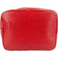 Louis Vuitton Red Epi Leather Sac Noé Petit Shoulder Bag