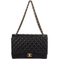 Chanel Quilted Lambskin Maxi Double Flap Crossbody Bag