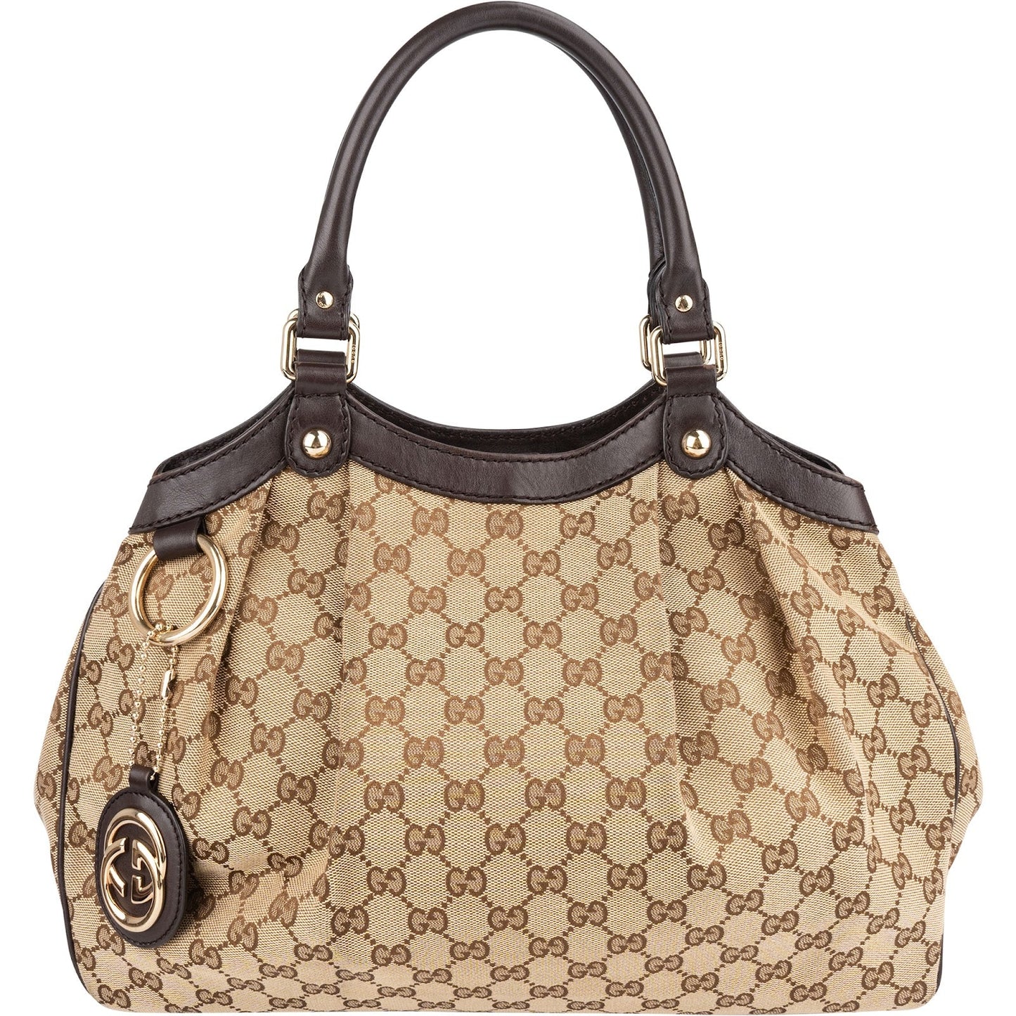 Gucci Monogram GG Canvas Sukey Hobo Handbag