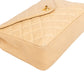 Chanel Quilted Lambskin 24K Gold Single Flap Shoulder Bag