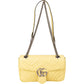 Gucci Bright Yellow Matelassé Leather Marmont Crossbody Bag